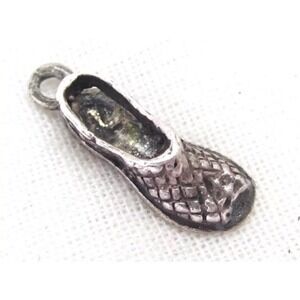 Vintage Sterling Silver Sandal Shoe Charm or Pendant
